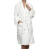 Cotton Unisex Terry Robe, Soft And Absorbent Robes For Men And Women, Bathroom Accessories(White)