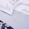 SUPERIOR 100% Cotton Duvet Cover Set, Soft 3-Piece Duvet Set, Includes 1 Duvet Cover with Button Closure, 2 Pillow Shams, Sydney Collection, King/California King(Blue)
