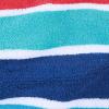 SUPERIOR 100% Cotton Luxury Beach Towels – Oversized Beach Towel, 450 GSM Swim Towel, Red, White, & Blue Ocean Stripes (34″ x 64″)(Blue Ocean)