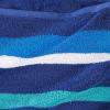 SUPERIOR 100% Cotton Luxury Beach Towels – Oversized Beach Towel, 450 GSM Swim Towel, Red, White, & Blue Ocean Stripes (34″ x 64″)(Blue Stripe)