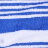 SUPERIOR 100% Cotton Luxury Beach Towels – Oversized Beach Towel, 450 GSM Swim Towel, Red, White, & Blue Ocean Stripes (34″ x 64″)(Navy Blue)