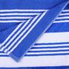 SUPERIOR 100% Cotton Luxury Beach Towels – Oversized Beach Towel, 450 GSM Swim Towel, Red, White, & Blue Ocean Stripes (34″ x 64″)(Navy Blue)