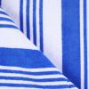 SUPERIOR 100% Cotton Luxury Beach Towels – Oversized Beach Towel, 450 GSM Swim Towel, Red, White, & Blue Ocean Stripes (34″ x 64″)(Navy Blue)