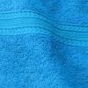 SUPERIOR 100% Ring-Spun Cotton, Bathroom, Ultra Absorbent, Super Soft, Attractive Border, Aqua Marine Eco-Friendly 12-Piece Towel Set(Aster Blue)