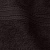 SUPERIOR 100% Ring-Spun Cotton, Bathroom, Ultra Absorbent, Super Soft, Attractive Border, Aqua Marine Eco-Friendly 12-Piece Towel Set(Black)