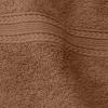 SUPERIOR 100% Ring-Spun Cotton, Bathroom, Ultra Absorbent, Super Soft, Attractive Border, Aqua Marine Eco-Friendly 12-Piece Towel Set(Coffee)