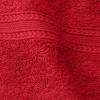 SUPERIOR 100% Ring-Spun Cotton, Bathroom, Ultra Absorbent, Super Soft, Attractive Border, Aqua Marine Eco-Friendly 12-Piece Towel Set(Cranberry)