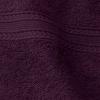 SUPERIOR 100% Ring-Spun Cotton, Bathroom, Ultra Absorbent, Super Soft, Attractive Border, Aqua Marine Eco-Friendly 12-Piece Towel Set(Eggplant)