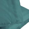 SUPERIOR 1000 Thread Count Egyptian Cotton Pillowcase Set, Pillow Covers for All Pillows and Sleepers, Soft Pillowcases for Bed Fashion, Basics, Large Cases, 2-Piece Set- Standard, Light Blue(Deep Sea)