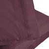 SUPERIOR 1000 Thread Count Egyptian Cotton Pillowcase Set, Pillow Covers for All Pillows and Sleepers, Soft Pillowcases for Bed Fashion, Basics, Large Cases, 2-Piece Set- Standard, Light Blue(Plum)