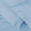 SUPERIOR 1000 Thread Count Egyptian Cotton Pillowcase Set, Pillow Covers for All Pillows and Sleepers, Soft Pillowcases for Bed Fashion, Basics, Large Cases, 2-Piece Set- Standard, Light Blue(Light Blue)