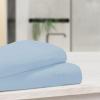 SUPERIOR 1000 Thread Count Egyptian Cotton Pillowcase Set, Pillow Covers for All Pillows and Sleepers, Soft Pillowcases for Bed Fashion, Basics, Large Cases, 2-Piece Set- Standard, Light Blue(Light Blue)