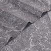 SUPERIOR 3 Piece Cotton Blend Paisley Duvet Cover Set, King/California King, Navy Blue(Dark Grey)