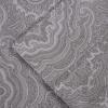 SUPERIOR 3 Piece Cotton Blend Paisley Duvet Cover Set, King/California King, Navy Blue(Gray)