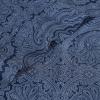 SUPERIOR 3 Piece Cotton Blend Paisley Duvet Cover Set, King/California King, Navy Blue(Navy Blue)