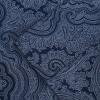 SUPERIOR 3 Piece Cotton Blend Paisley Duvet Cover Set, King/California King, Navy Blue(Navy Blue)