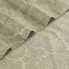 SUPERIOR 3 Piece Cotton Blend Paisley Duvet Cover Set, King/California King, Navy Blue(Sage)