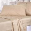 SUPERIOR 3 Piece Cotton Blend Paisley Duvet Cover Set, King/California King, Navy Blue(Sand)
