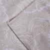 SUPERIOR 3 Piece Cotton Blend Paisley Duvet Cover Set, King/California King, Navy Blue(White)