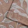 SUPERIOR Blackout Curtains, Room Darkening Window Accent for Bedroom, Sun Blocking, Thermal, Modern Bohemian Curtains, Leaves Collection, Set of 2 Panels, Rod Pocket – 52 in x 63 in, Copper