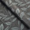 SUPERIOR Blackout Curtains, Room Darkening Window Accent for Bedroom, Sun Blocking, Thermal, Modern Bohemian Curtains, Leaves Collection, Set of 2 Panels, Rod Pocket – 52 in x 63 in, Nickel Black