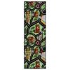 SUPERIOR City-Cruise-Nylon-Parent Area Rug, 2ft 7in x 8ft, Green Multicolor(Green Multicolor)