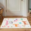 SUPERIOR City-Cruise-Nylon-Parent Area Rug, 2ft 7in x 8ft, Green Multicolor(Grey Multicolor)