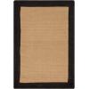 SUPERIOR Classic Collection Hand Woven Jute Rug (5’X8′) – Navy Blue(Black)