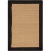 SUPERIOR Classic Collection Hand Woven Jute Rug (5’X8′) – Navy Blue(Black)