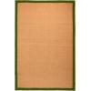 SUPERIOR Classic Collection Hand Woven Jute Rug (5’X8′) – Navy Blue(Green)