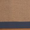 SUPERIOR Classic Collection Hand Woven Jute Rug (5’X8′) – Navy Blue(Navy Blue)