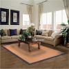 SUPERIOR Classic Collection Hand Woven Jute Rug (5’X8′) – Navy Blue(Navy Blue)