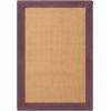 SUPERIOR Classic Collection Hand Woven Jute Rug (5’X8′) – Navy Blue(Purple)