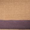 SUPERIOR Classic Collection Hand Woven Jute Rug (5’X8′) – Navy Blue(Purple)