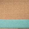 SUPERIOR Classic Collection Hand Woven Jute Rug (5’X8′) – Navy Blue(Turquoise)