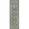 SUPERIOR Elegant Lille Collection Area Rug, 8mm Pile Height with Jute Backing, Beautiful Chic Bordered Rug Design, Anti-Static, Water-Repellent Rugs – 5ft x 8ft , Brown(Cream – Z)