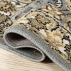 SUPERIOR Elegant Lille Collection Area Rug, 8mm Pile Height with Jute Backing, Beautiful Chic Bordered Rug Design, Anti-Static, Water-Repellent Rugs – 5ft x 8ft , Brown(Grey – Z)