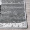 SUPERIOR Indoor Area Rug, Foam Backed, Modern Geometric Patchwork Floor Decor for Bedroom, Office, Living Room, Entryway, Hardwood Floors, Rockwood Collection, 10′ x 14′, Chocolate(Charcoal)