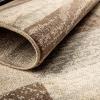 SUPERIOR Indoor Area Rug, Foam Backed, Modern Geometric Patchwork Floor Decor for Bedroom, Office, Living Room, Entryway, Hardwood Floors, Rockwood Collection, 10′ x 14′, Chocolate(Slate)