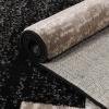 SUPERIOR Indoor Area Rug, Jute Backed, Modern Geometric Patchwork Floor Decor for Bedroom, Office, Living Room, Entryway, Hardwood Floors, Rockwood Collection, 6′ x 9′, Slate(Ivory-beige – Z)