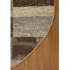 SUPERIOR Indoor Area Rug, Jute Backed, Modern Geometric Patchwork Floor Decor for Bedroom, Office, Living Room, Entryway, Hardwood Floors, Rockwood Collection, 6′ x 9′, Slate(Slate)