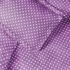 SUPERIOR Polka Dot Duvet Cover Set, Cotton Blend Bedding Sets, Soft and Wrinkle Resistant Duvet Cover with Matching Pillow Sham – Twin, Grey(Lilac)