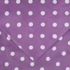 SUPERIOR Polka Dot Duvet Cover Set, Cotton Blend Bedding Sets, Soft and Wrinkle Resistant Duvet Cover with Matching Pillow Sham – Twin, Grey(Lilac)