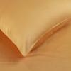 Standard Pillowcases 300-Thread Long-Staple Combed Cotton Sateen, 2-Piece Set, White(Gold)