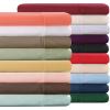 Standard Pillowcases 300-Thread Long-Staple Combed Cotton Sateen, 2-Piece Set, White(Gray)