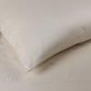 Standard Pillowcases 300-Thread Long-Staple Combed Cotton Sateen, 2-Piece Set, White(Light Grey)