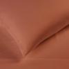 Standard Pillowcases 300-Thread Long-Staple Combed Cotton Sateen, 2-Piece Set, White(Pumpkin)