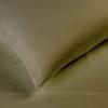 Standard Pillowcases 300-Thread Long-Staple Combed Cotton Sateen, 2-Piece Set, White(Sage)