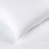 Standard Pillowcases 300-Thread Long-Staple Combed Cotton Sateen, 2-Piece Set, White(White)