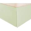Superior 100% Brushed Microfiber Pleated Bed Skirt, Queen, Chrome(Mint)